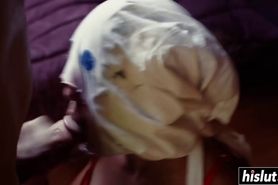 Masked chick got her ass penetrated