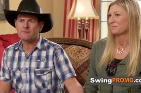 Couple needs a little anxiety to perform optimally at the swingers house