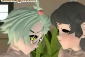 Busty 3D hentai hot fucked eachothers