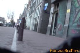 Real dutch hooker gets banged and jerks