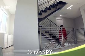 NANNYSPY Guilty Nanny Fucked By Creeping Boss