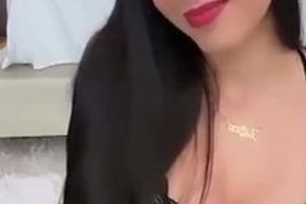 Juliana Bonde Nude Black Lingerie Teasing Porn Video