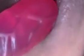 Rough Fucking My Pussy Then Cum With Vibrating Dildo
