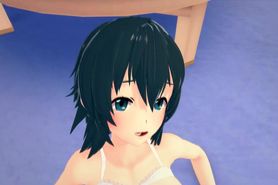 (3D Hentai)(Gamers) Sex with Chiaki Hoshinomori