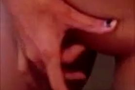 My Ex girlfriend rubbing her pussy