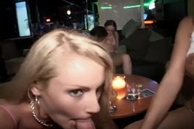 Alysha with friends fuck on public