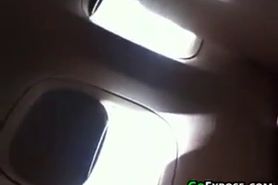 Bitch On A Plane Flashing Her Body
