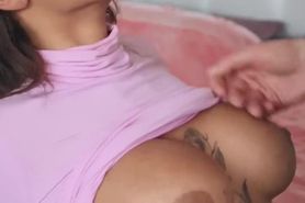 beautiful ebony halle hayes wanted a cock and gets one
