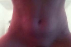 Hot brunette rides and sucks with cum in mouth