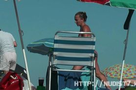 Nudist beach with horny naked women voyeur video