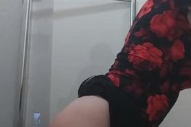Crossdressing Sissy Slut Pounds Her Ass Deep And Rough With Bbc Dildo