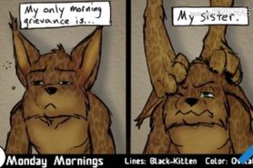 Monday Mornings Furry Sex Comic