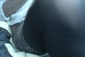 Vanessa (Jessica May) sockjob in car with stripped socks