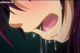 Anime cutie gets her holes stuffed - video 1