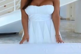 Sexy busty bride Madison Ivy getting fuck