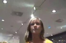 German Blonde Fucks In Shopping Center german ggg spritzen goo girls