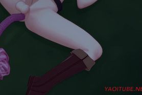 Zelda Yaoi - Link es Follado por un tentaculo y se corre