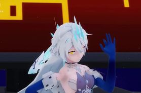 MMD Winter God Kiana (Dance and sex) (??????????) (Submitted by ???????)