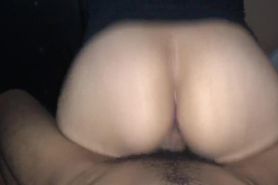 Pawg riding my big cock