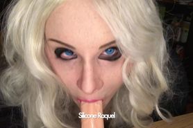 Trailer : Silicone Raquel Lovingly Sucks Your Dick - Female Mask Taylor