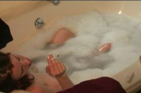 sexy girl masturbating in bathtub