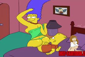 Cartoon Porn Simpsons porn Marge screw his son Bart