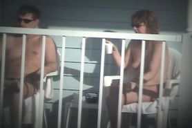Nude Pool - on Balcony