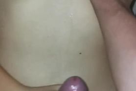 Sister's friend has the best handjob with my big wet cock