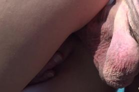 Wrinkled old man fucks hot young girl pussy with deepthroat