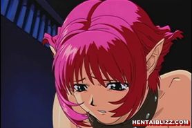Redhead anime monster fucked in the jail - video 1