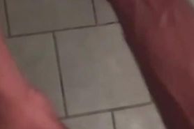 Black big cock teens jerk off in mall bathroom