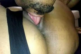 Man Passionately Eats Pussy Close up