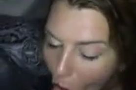 Sexy Girl Giving Head And Takes Cum In Mouth