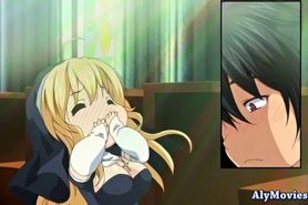 Anime giving blowjob and gets laid