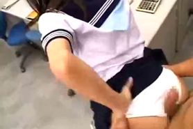 Asian schoolgirl Rio fucked and facialized