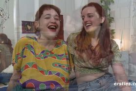 sexy redheaded lesbians bring each other to orgasm