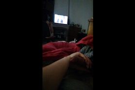 Masturbation while stepsis is watching the series - Naughty_Kinky