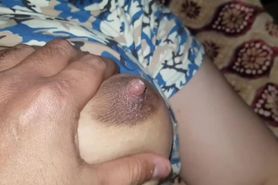 Pressing The Breast Tits Tits Nipples Milk 7