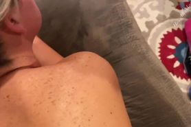 A quick screw on the couch turned Hot, Wet , and full of Cum !
