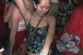 Girls Flashing their Tits at a Foam Party