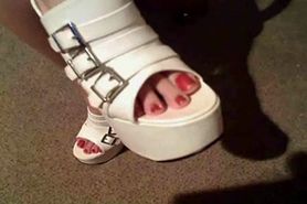 Cum on my heels 1
