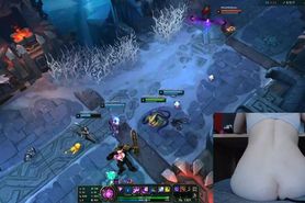 Anal punishment for every death (inflatable plug) I almost cried League of Legend #7 Luna
