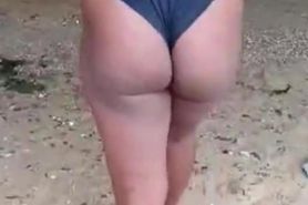 Ebony Changing In A Public Beach Perfect Round Ass And Naturel Tits Reveling Swimsuit Candid Voyeur