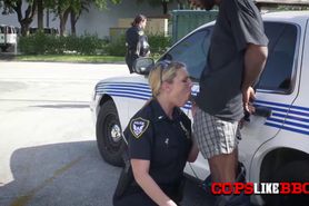 CFNM public sex with white cops
