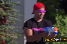 Americans fuck hard in a reality show on national TV New episodes of SWINGRaw3com available