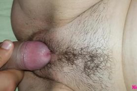 A friend's dick comes unexpectedly to my hairy wet pussy. Nice4ss