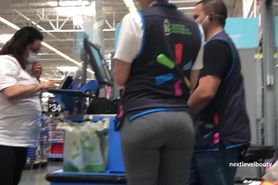 Sexy Teen Walmart Employee VPL Leggings