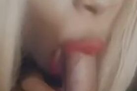 Blondes have more fun sucking cock