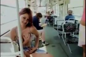 Irish wife Carmel puts on a show for her then husband on a public bus
