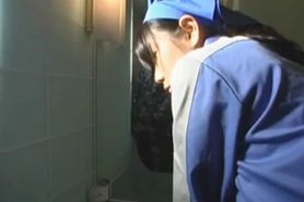 Asian toilet attendant cleans wrong part2 - video 4